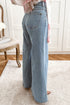 High Waist Stretch Denim Button Zip Fly Bell Bottom Jeans